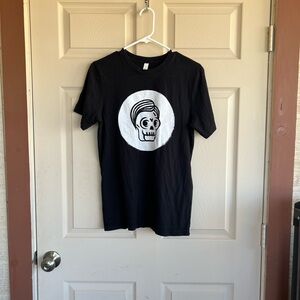 Bella Canvas Black Tee with White Graphic